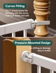 Auto-Close Safety Gate for Stairs and Doorways