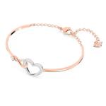Swarovski Rose Gold Tone Bangle Bracelet with Crystals