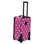 Pink Dots Expandable Luggage Set - 2 Pieces