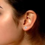 10k Yellow Gold 2 CTTW Moissanite Stud Earrings