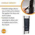 K&H Cat Tree Door-Mounted Perch Bed - Gray