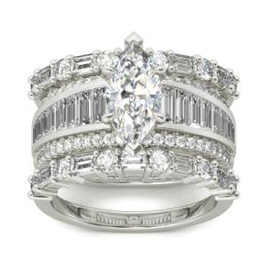 Jeulia 2 Carat Marquise Cut Wedding Ring Set