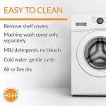 K&H Cat Tree Door-Mounted Perch Bed - Gray