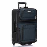 Amsterdam Expandable Rolling Luggage - 21-inch Navy