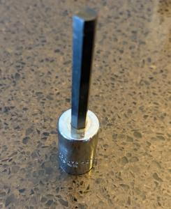 Gray Canada Tools DW10L 5/16" Long Hex Socket