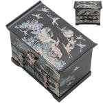 February Mountain Mother of Pearl Jewelry Organizer Box