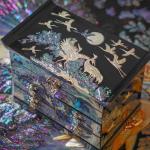 February Mountain Mother of Pearl Jewelry Organizer Box