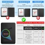 CoBak PU Leather Case for Kindle 11th Gen