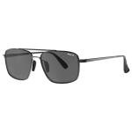 BEX Accel Polarized Aviator Sunglasses - Matte Black