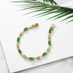 Infinity Link Birthstone Tennis Bracelet for Women