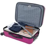 Travelers Club Chicago Expandable Spinner Luggage, Fuchsia