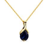 Orovi 14K Gold Gemstone Pendant Necklace