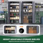 Letaya Metal Storage Cabinets with Lock and Shelves