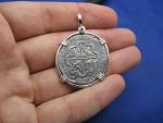 Sterling Silver Atocha Pirate Coin Pendant