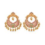 TARINIKA Antique Gold Long Necklace and Earring Set