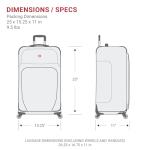SwissGear Sion 25-Inch Expandable Softside Luggage