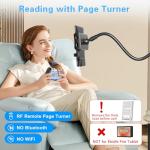 Gooseneck Tablet Holder with Page Turner Remote