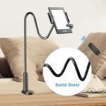 Gooseneck Tablet Holder with Page Turner Remote