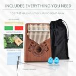 UNOKKI 17-Key Kalimba Thumb Piano - Mahogany Music Instrument