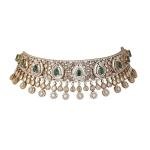Eveline Nakshatra CZ Choker Necklace - Vintage Indian Jewelry