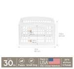 IRIS USA 24" Dog Playpen with Door