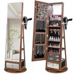 HAPPYGRILL Full Length Mirror Jewelry Armoire