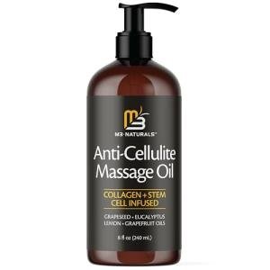 M3 Naturals Anti Cellulite Massage Oil with Collagen