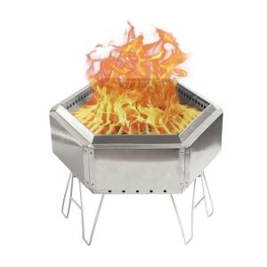 15" Portable Hexagon Smokeless Fire Pit