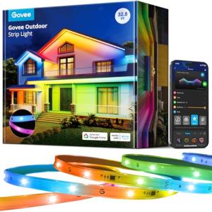 32.8ft Smart Outdoor LED Strip Lights with Alexa