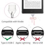 Pink Bow Kindle Charms - Perfect Gift for Readers