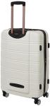 Rockland Melbourne White Expandable Hard Shell Trolley