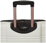 Rockland Melbourne White Expandable Hard Shell Trolley