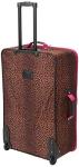 Rockland Vara Pink Leopard 3-Piece Luggage Set