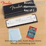 Fender Blues Deluxe Harmonica Bundle with Case