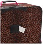 Rockland Vara Pink Leopard 3-Piece Luggage Set