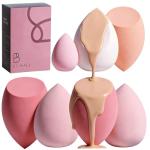 BS-MALL 7-Piece Makeup Sponge Set with Case