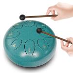 REGIS 8-Note Steel Tongue Drum - Malachite