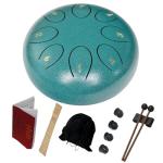 REGIS 8-Note Steel Tongue Drum - Malachite
