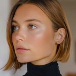 14K White Gold Love Knot Stud Earrings for Her