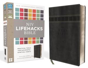 Lifehacks Bible in Gray Leathersoft Cover