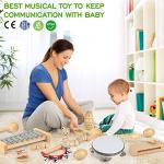 Natural Wooden Musical Instrument Set for Kids