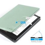 CoBak Sage Green Kindle Paperwhite Case with Stand