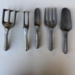 5 Piece Set Allen Simpson AS Aluminum Garden Hand Tools Made in Canada