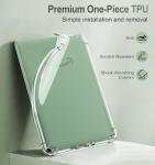 MoKo Clear Case for 6" All-New Kindle (11th Generation-2024/2022 Release), Ultra Clear Soft TPU Slim Flexible Transparent Skin Bumper Back Cover Shell for Kindle 11 2024