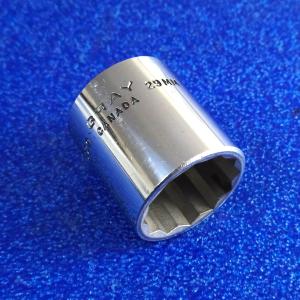 29mm VINTAGE GRAY CANADA 1/2" DR 12pt METRIC SOCKET PART # M1229 TOOL LOT