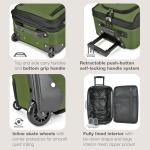 U.S. Traveler Rio Lightweight Rolling Carry-On Set