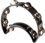 RhythmTech RT1010 Black Tambourine with Nickel Jingles