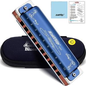 Easttop Diatonic Blues Harmonica in C, 20 Tones