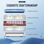 Easttop Diatonic Blues Harmonica in C, 20 Tones