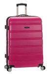 Rockland 28" Expandable Dark Red Spinner Luggage